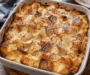 Almond Cream Bread Pudding